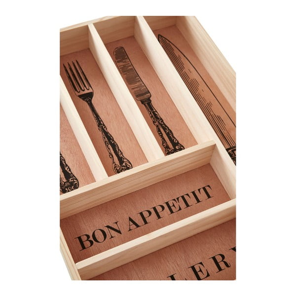 Кутия за съхранение на прибори, изработена от борова дървесина Vintage - Premier Housewares-image-3