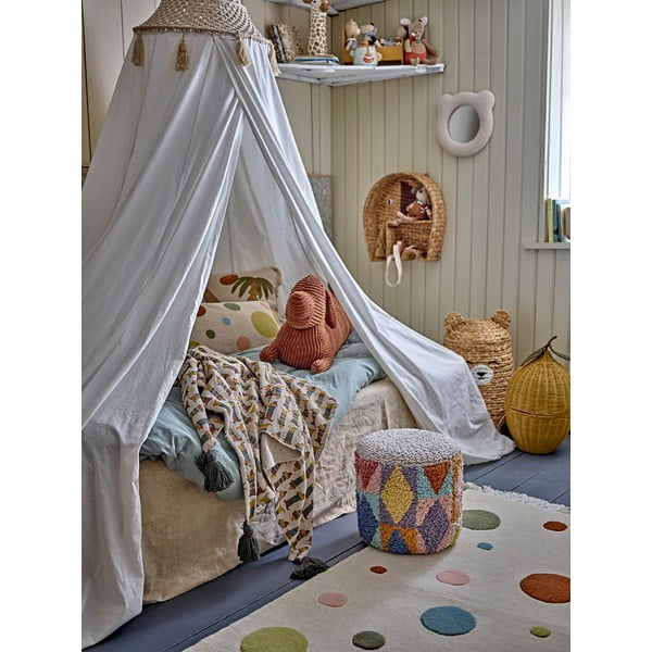 Кремав вълнен детски килим 90x140 cm Clennie – Bloomingville Mini-image-2