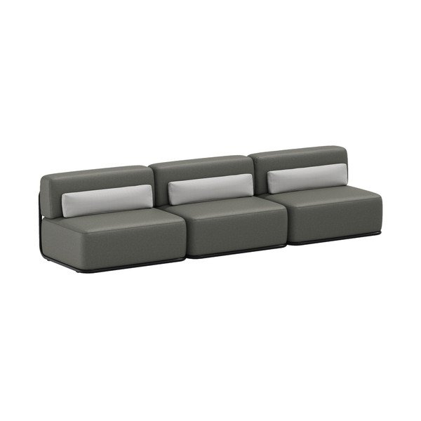Тъмносив градински модулен диван 306 см Straw - Sit Sit-image-2