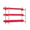 Червен  на няколко нива метален стенен рафт 60 cm Cool Retro – PT LIVING