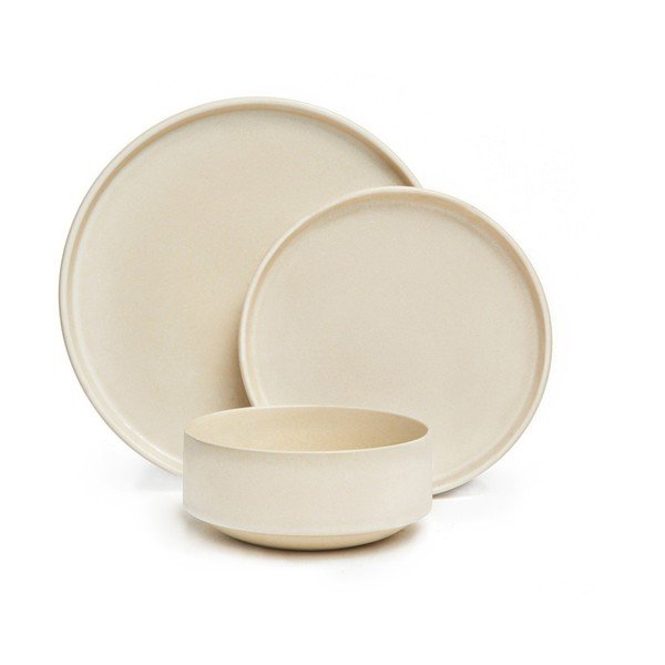 Керамичен кремав комплект от 18 части Malia - Bonami Selection