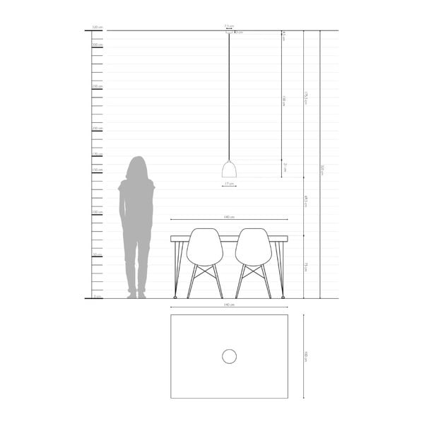 Висяща лампа в златисто с бял кабел Awa - Sotto Luce-image-4