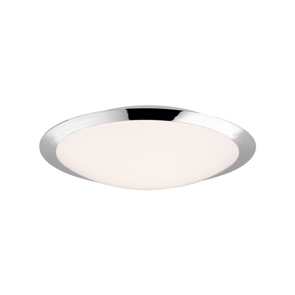LED осветително тяло за таван в лъскаво-сребрист цвят ø 42 cm Umberto - Trio