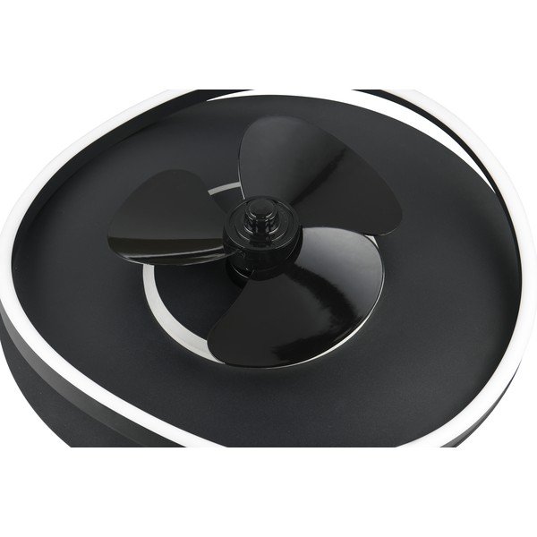 Матово черно LED осветително тяло за таван Sortland – Trio-image-4