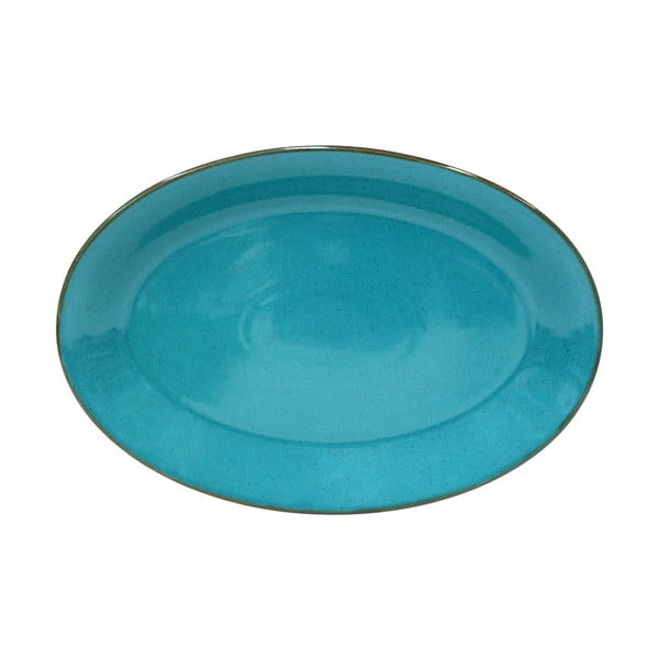 Синя керамична купа за сервиране Сардиния, 46 x 31 cm - Casafina