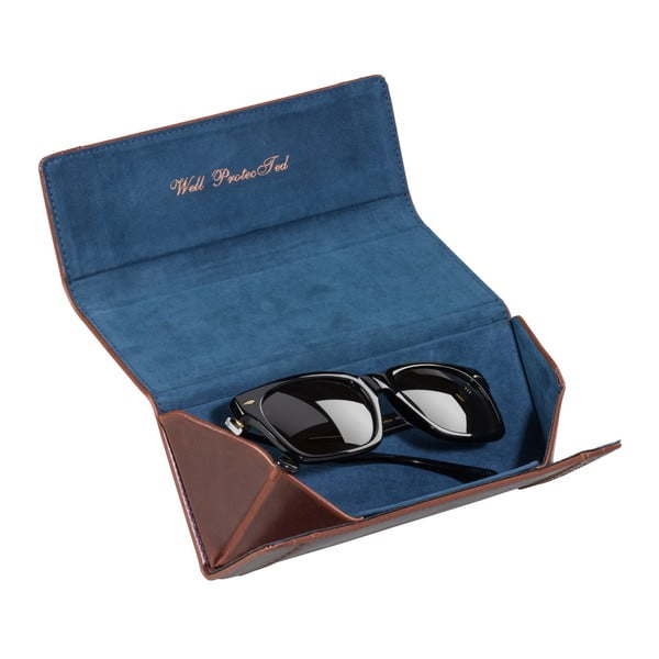 Hnědé pouzdro na brýle Ted Baker Brogue-image-1