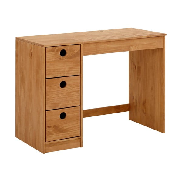 Работна маса от масивен бор 50x100 cm Alpi – Støraa-image-1