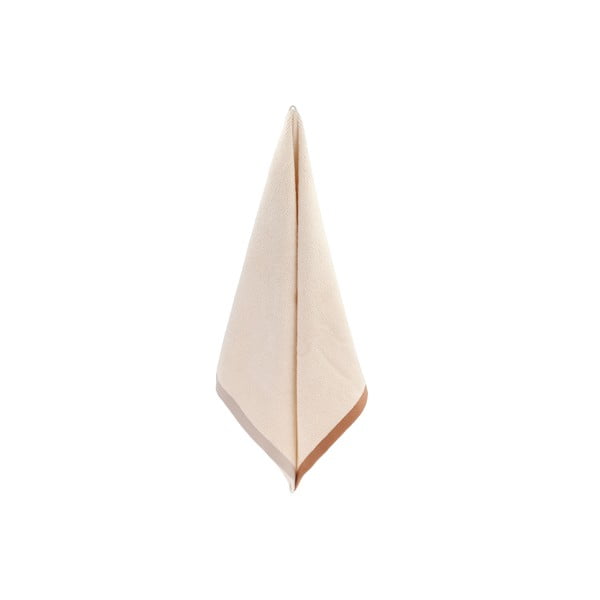 Кафяво-бежова памучна кърпа 50x100 cm Contrast - Södahl-image-1