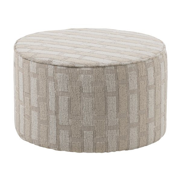 Бежова шенилова табуретка Sarli – WOOOD