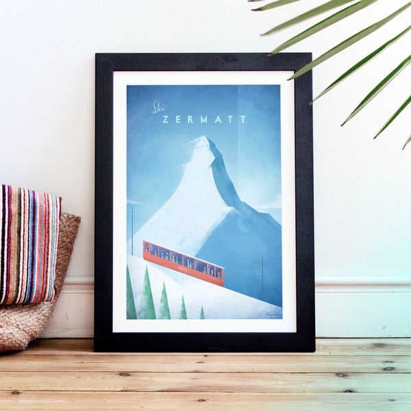 Плакат , 30 x 40 cm Zermatt - Travelposter-image-1