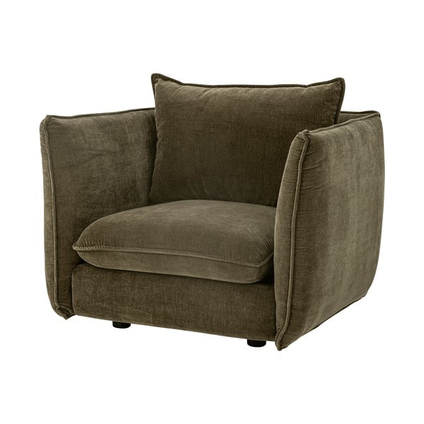 Тъмнозелено кадифено кресло Austin – Bloomingville-image-4