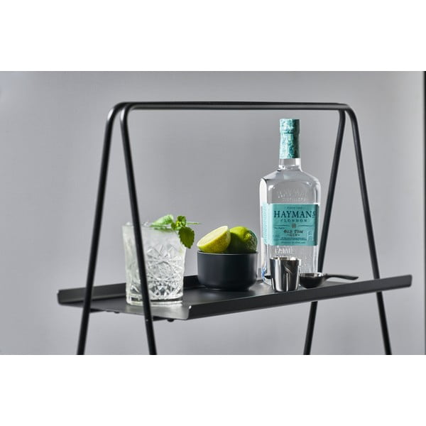 Черен метален рафт 53x75 cm A-Table - Zone-image-2