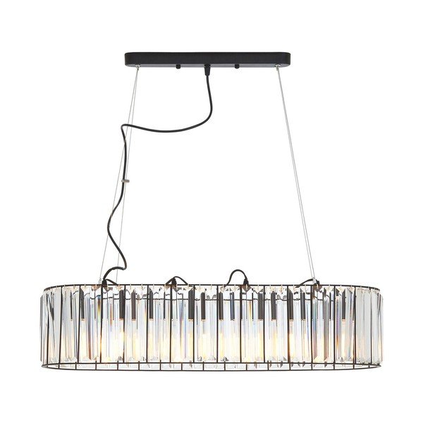 Метално висящо осветително тяло със стъклен абажур Akiko – Premier Housewares-image-3