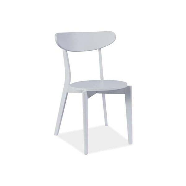 Sada 2 jídelních židlí Coral White