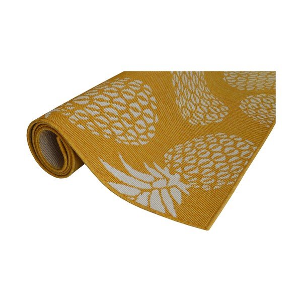 Жълт килим за открито , 160 x 230 cm Ananas - Floorita-image-4