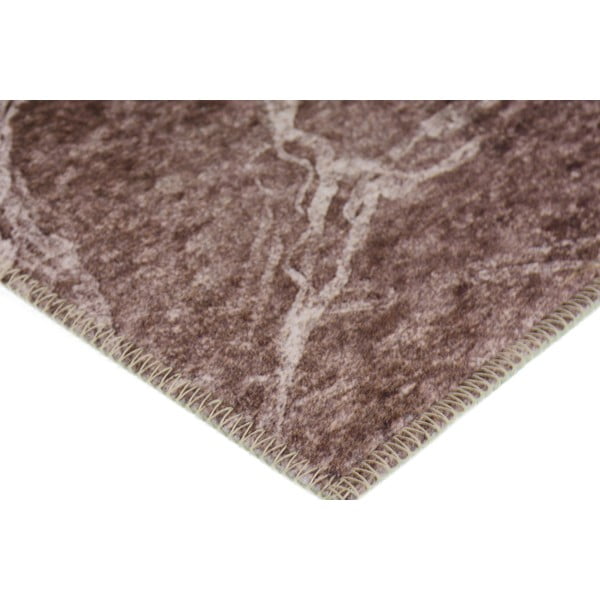 Кафяв и кремав измиваем килим 200x80 cm - Vitaus-image-2