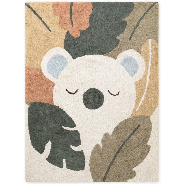Кремав памучен детски килим подходящ за пране/ръчно изработен 140x200 cm Snuggle Rio – Hanse Home