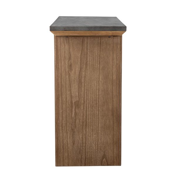 Конзолна маса с метална плоча в естествен цвят 40x110 cm Riva – Bloomingville-image-3