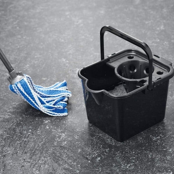 Сива кофа за моп от рециклирана пластмаса Range, 12 л Eco - Addis-image-1