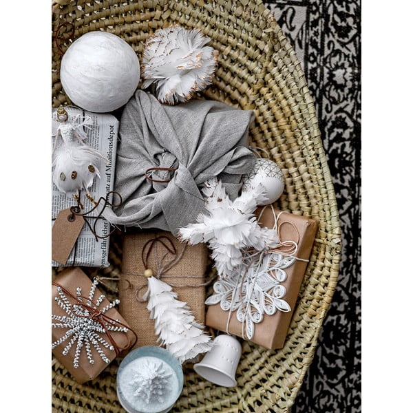 Бяла висяща декорация Jaslyn - Bloomingville-image-2