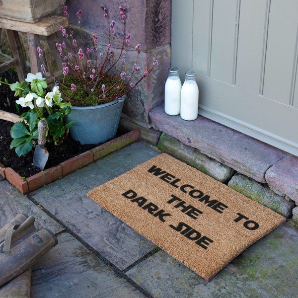 Изтривалка от кокосови влакна 40x60 cm Welcome to the Darkside – Artsy Doormats-image-3
