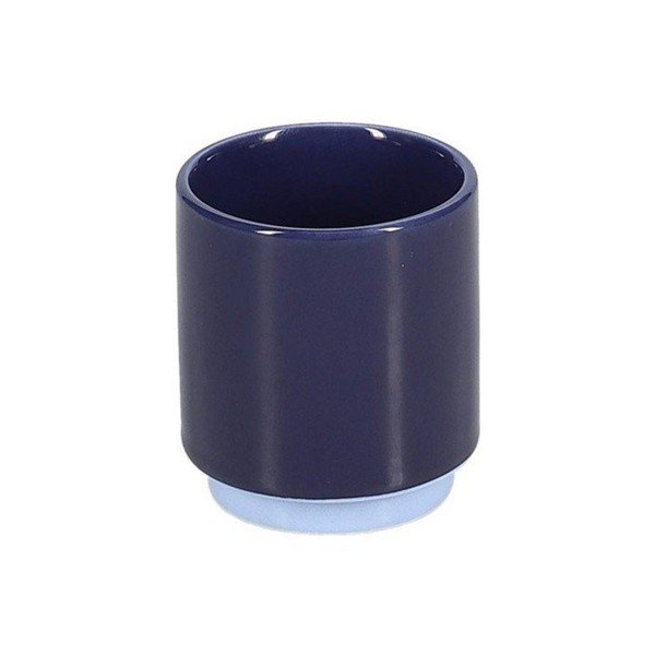 Тъмносиня глинена чаша за еспресо 130 ml Duo – ONA