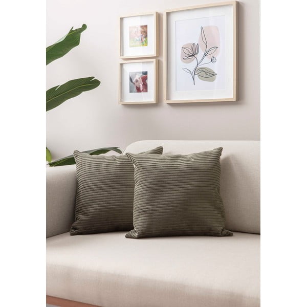 Калъфки за възглавници от рипсено кадифе в комплект от 2 бр. 43x43 cm – Mioli Decor-image-1