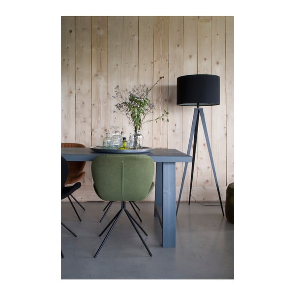 Черна подова лампа на статив - Zuiver-image-2