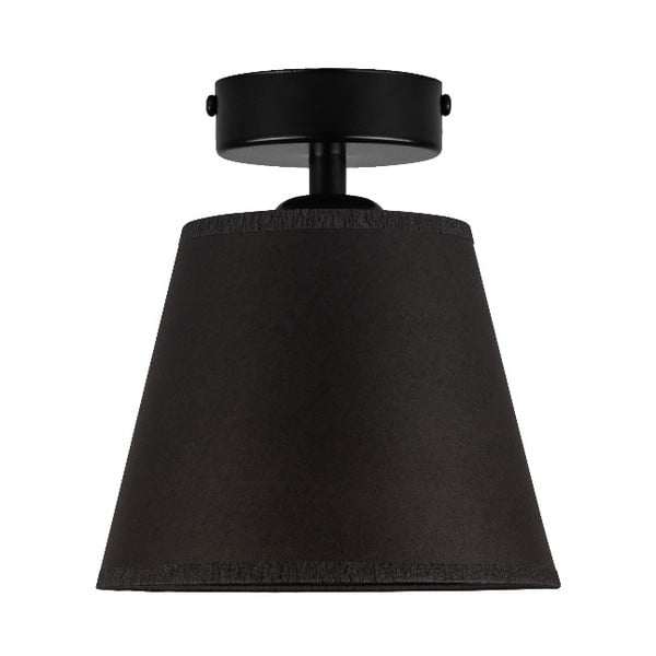 Черна лампа за таван IRO Parchment, ⌀ 16 cm - Sotto Luce