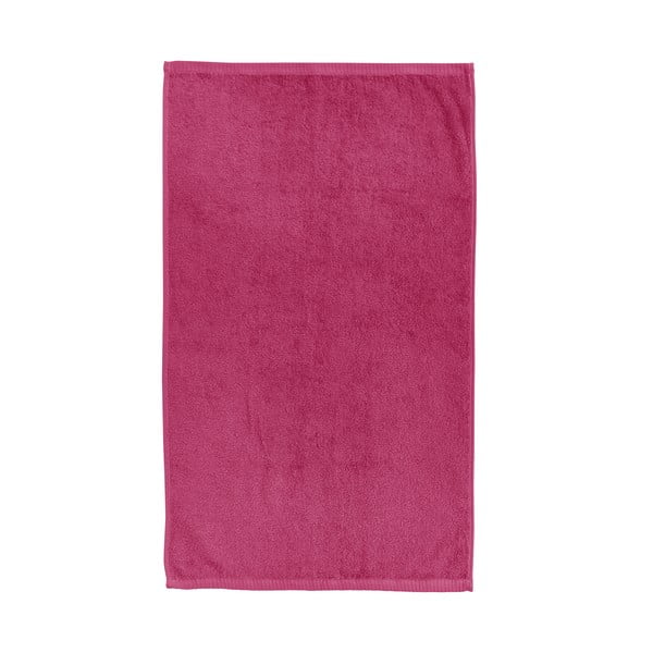 Тъмнорозова бързосъхнеща памучна хавлиена кърпа от тери 70x120 cm Quick Dry – Catherine Lansfield