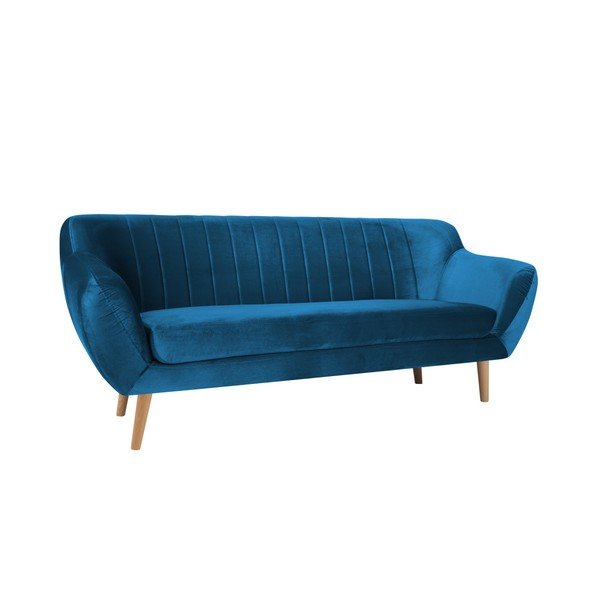 Modrá třímístná pohovka Mazzini Sofas Benito-image-1