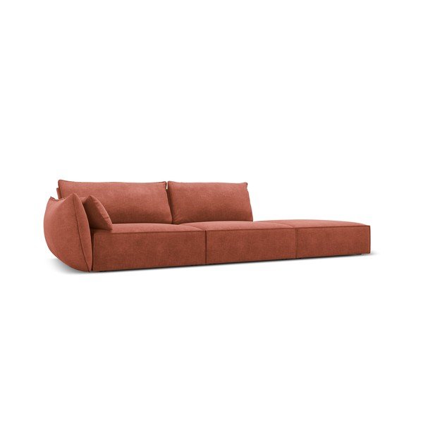 Червен  шезлонг (ляв ъгъл) Vanda – Mazzini Sofas-image-2
