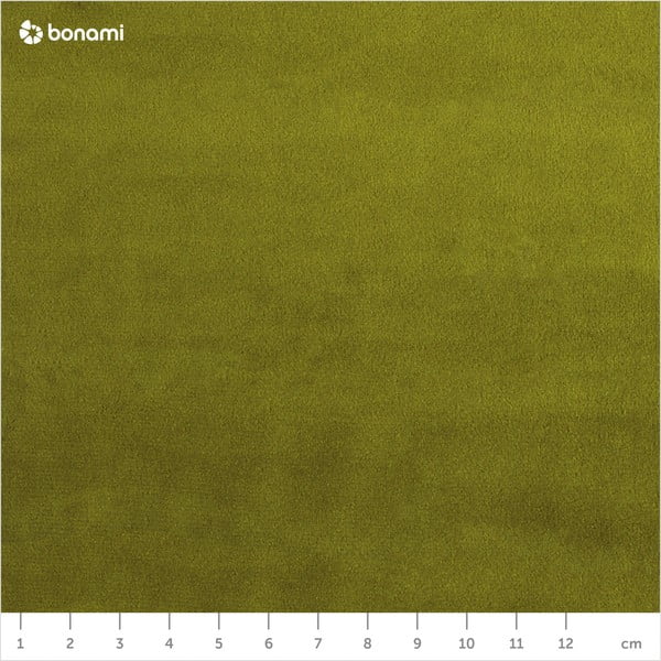 Зелено кадифено кресло за отдих с черни крака, десен ъгъл Lento - Kooko Home-image-1