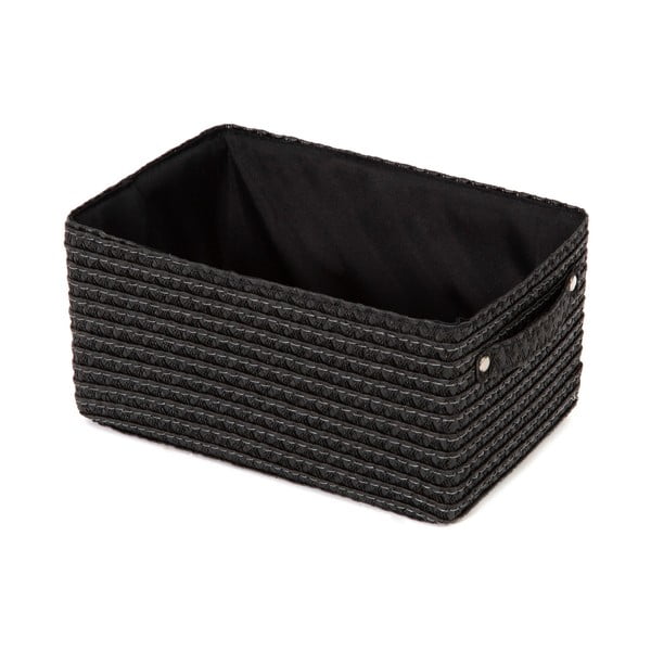Черна кошница за съхранение Lilou Basket Black - Compactor