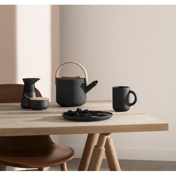 Черен глинен чайник 1,25 l Theo – Stelton-image-1