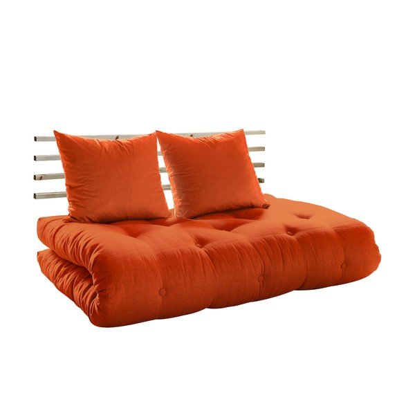 Rozkládací pohovka Karup Shin Sano Natur/Orange-image-2