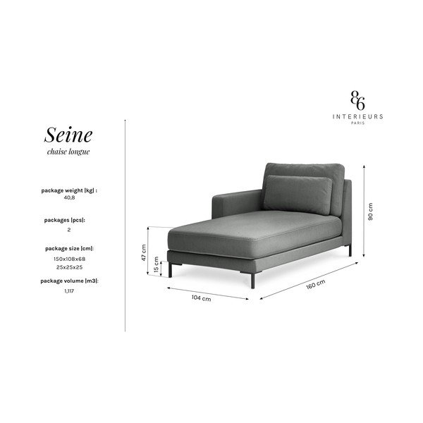 Сив ленивец , ляв ъгъл Seine - Interieurs 86-image-3