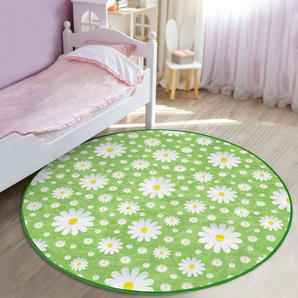 Зелен детски килим ø 120 cm Comfort - Mila Home-image-1