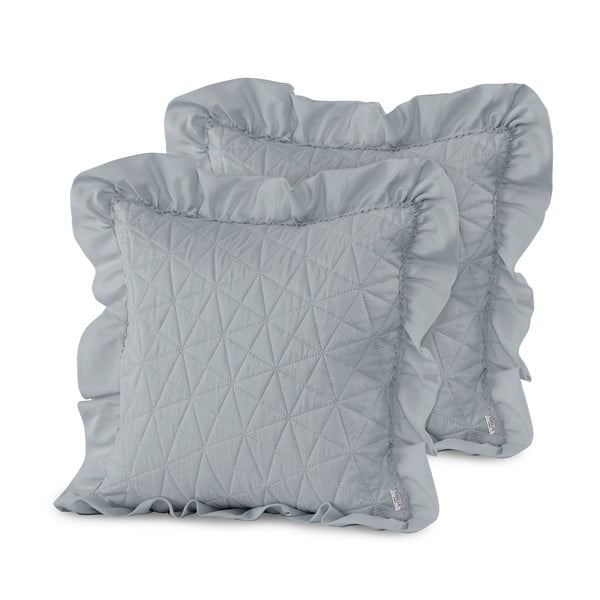 Комплект от 2 сиви калъфки за възглавници , 45 x 45 cm Tilia - AmeliaHome-image-1