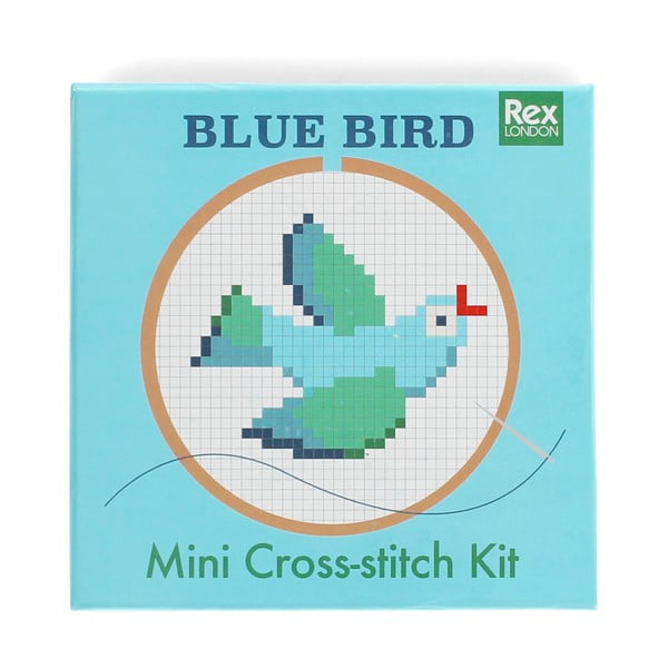 Творчески комплект Cross-stitch Kit Blue Bird – Rex London