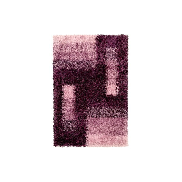 Ručně tkaný koberec Lavella, 70x140 cm, fialový