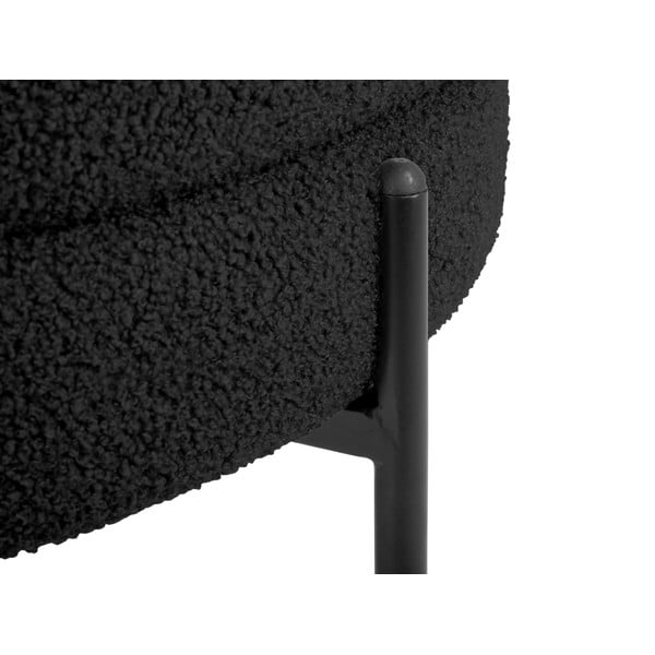 Черно кресло от плат букле Noble – Leitmotiv-image-1