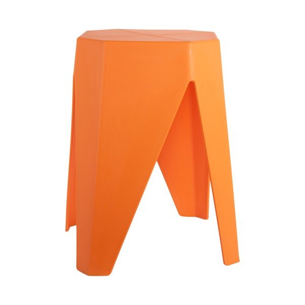 Оранжев пластмасов стол Cherish – Leitmotiv-image-1