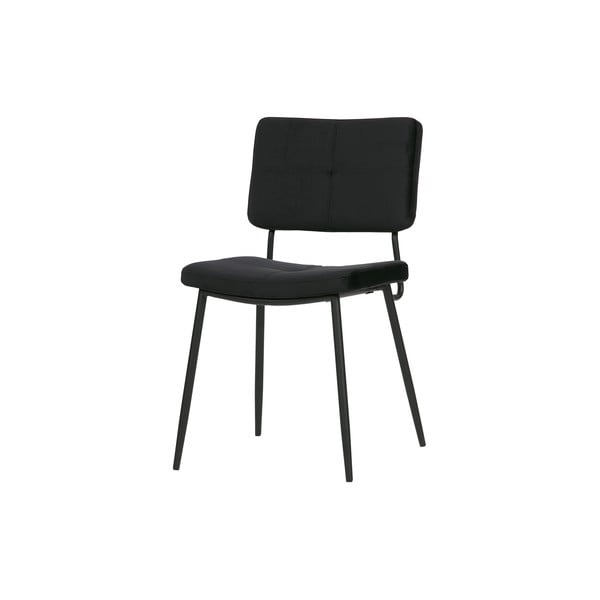 Комплект от 2 черни трапезни стола Kaat - WOOOD