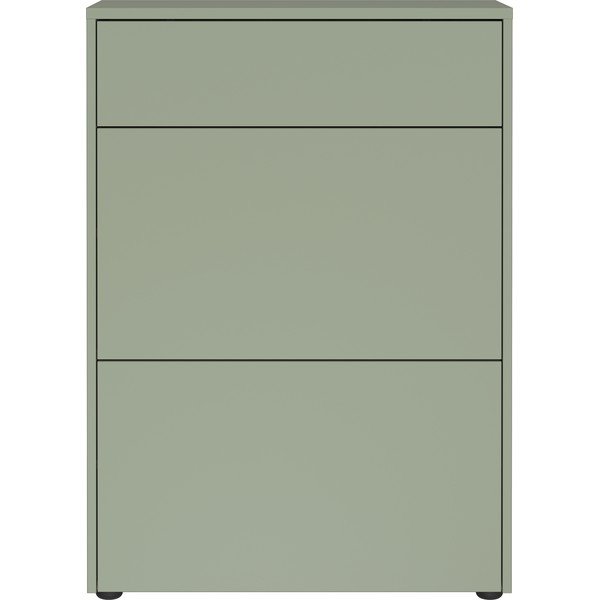 Сиво-зелено матово шкафче 70x99x34 cm Binetto – Germania-image-3