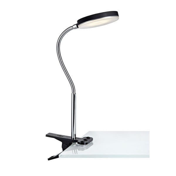 Черна настолна LED лампа с клипс Flex - Markslöjd