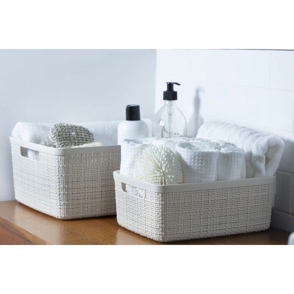 Пластмасова кошница за съхранение от юта - Curver-image-1