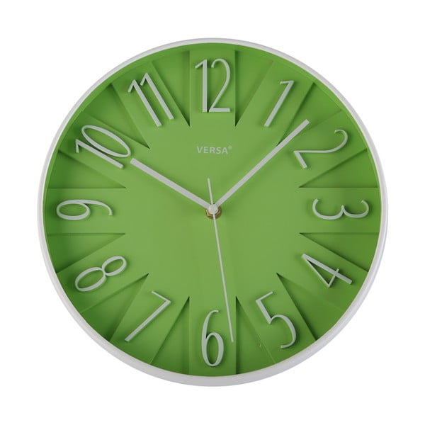 Nástěnné hodiny Versa Lime, 30 cm