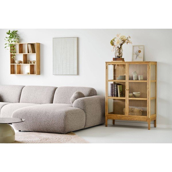 Сиво-бежов ъглов диван (десен ъгъл) Clyde – House Nordic-image-3