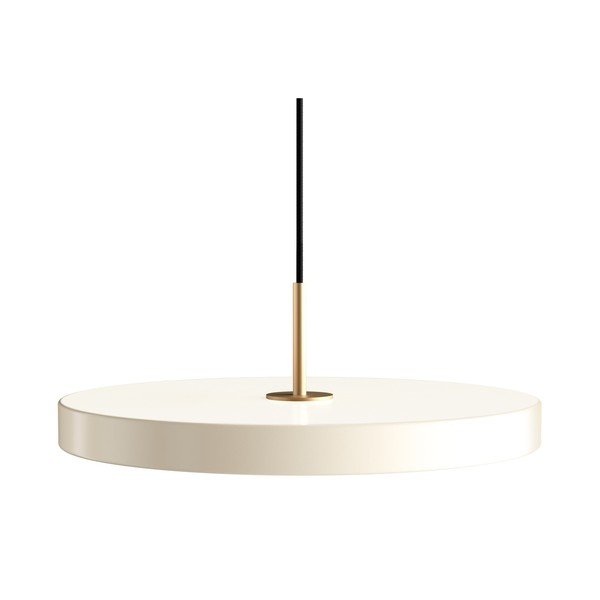 Кремаво LED затъмняващо се висящо осветително тяло с метален абажур ø 43 cm Asteria Plus Medium – UMAGE